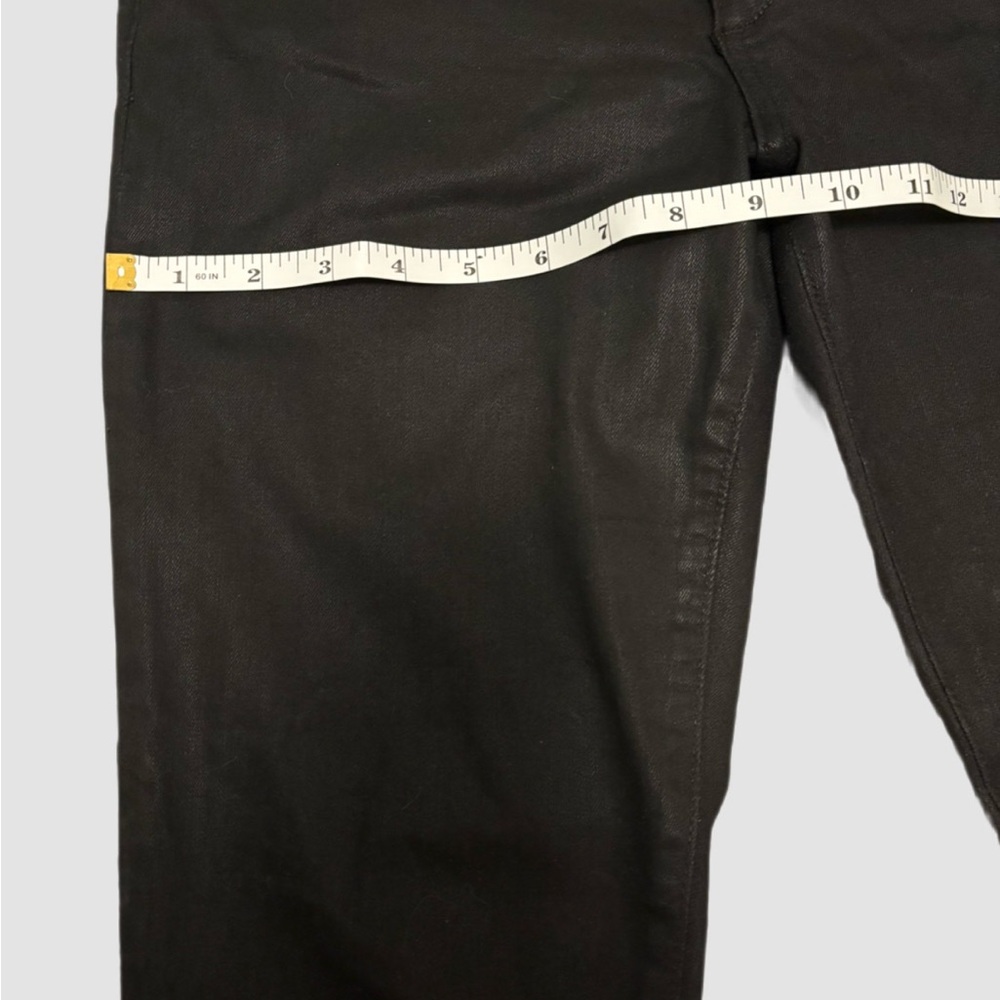 Joe’s Jeans Coated Black Skinny Pants Size 30 - Picture 5 of 7
